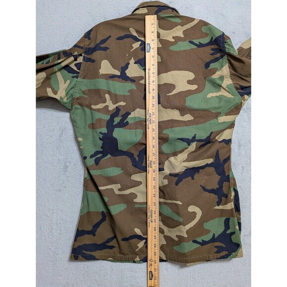 Genuine Issue US Military Wood Camo Field Jacket Men S Reg Combat Army BDU VTG - Picture 9 of 10
